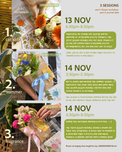 Load image into Gallery viewer, flower &amp; journal workshop tickets (includes journal pack) ♡
