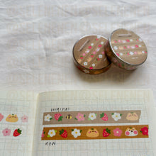Load image into Gallery viewer, strawb doodles washi tape
