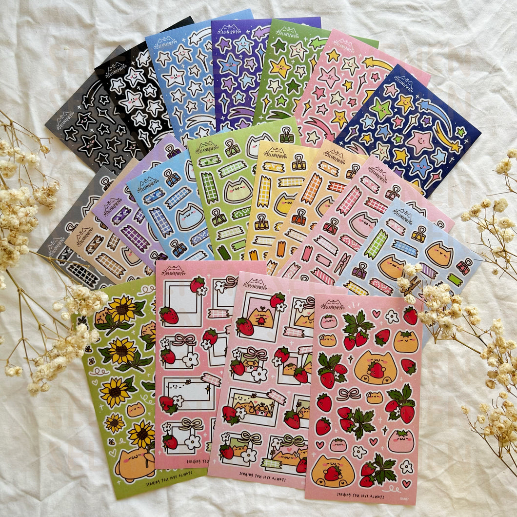 washi sticker sheet bundles