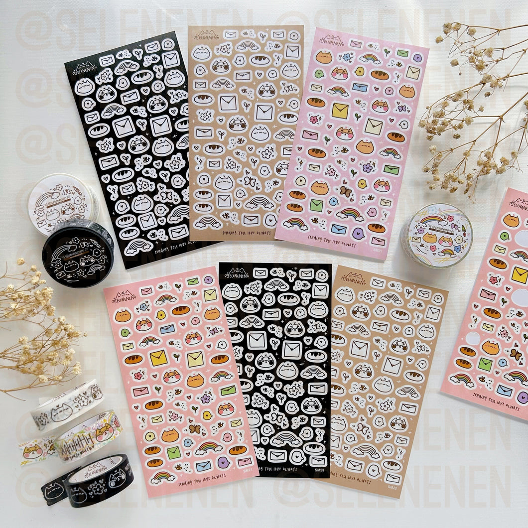 doodles sticker sheet bundle (3)