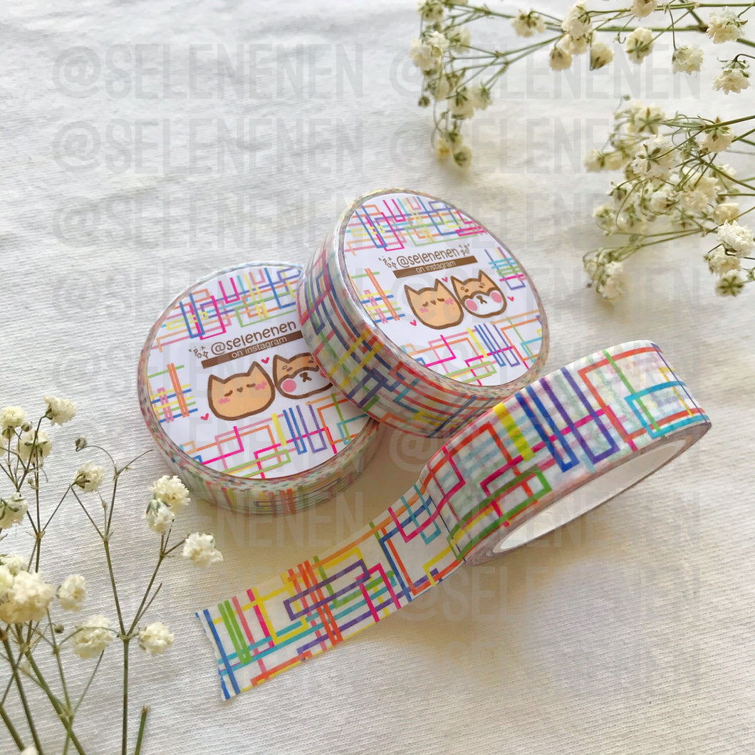 concentric rectangle simple pals washi tapes