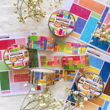 Load image into Gallery viewer, rectangle simple pals washi tapes
