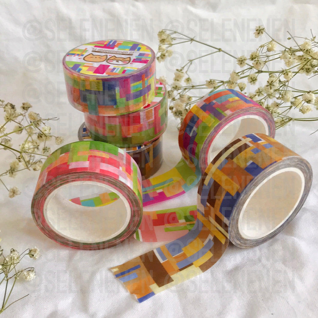 rectangle simple pals washi tapes