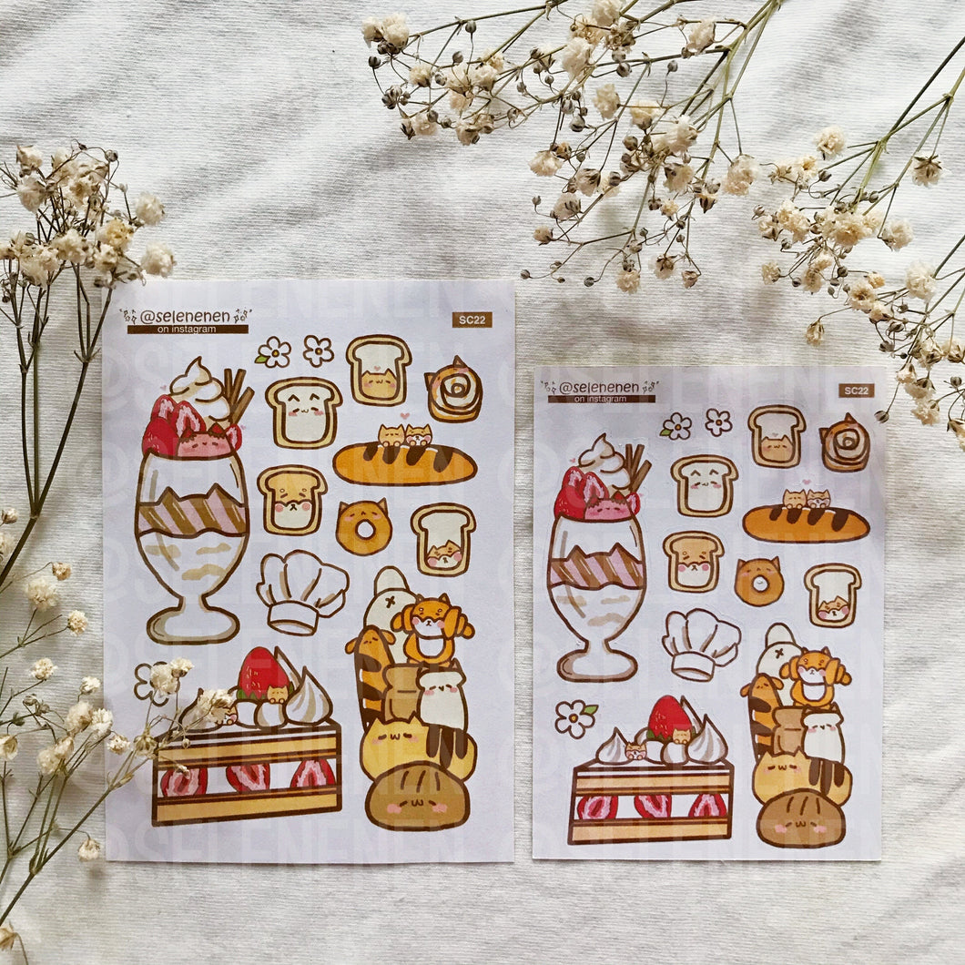bredkery bois & sweets sticker sheet