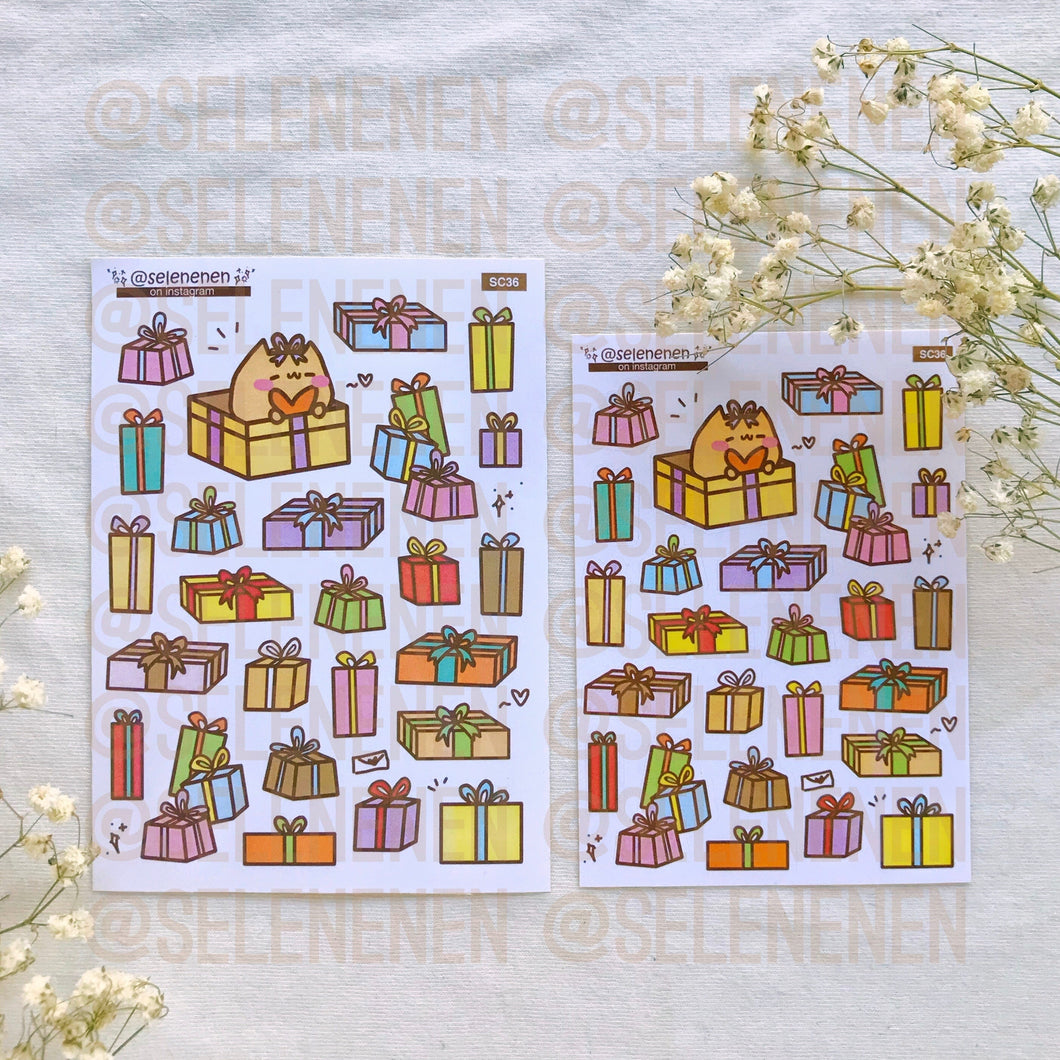 boop's presents for you sticker sheet