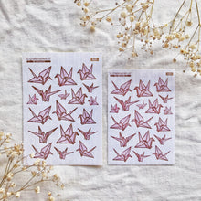 Load image into Gallery viewer, paper cranes sticker bundle (7)

