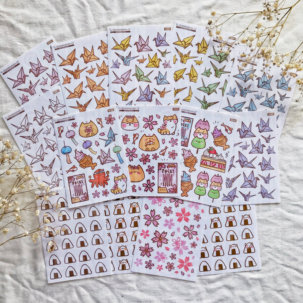 sakura buddies sticker bundle (15)