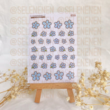 Load image into Gallery viewer, rainbow mini flowers sticker bundle (10)
