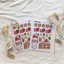 Load image into Gallery viewer, bredkery sweets sticker sheet
