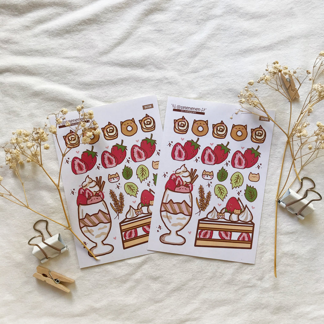 bredkery sweets sticker sheet