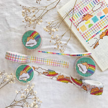 Load image into Gallery viewer, rainbow haven washi tapes
