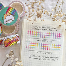 Load image into Gallery viewer, rainbow haven washi tapes
