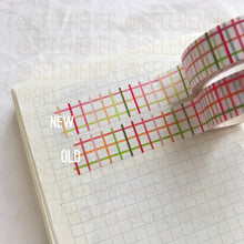 Load image into Gallery viewer, light grid washi tapes
