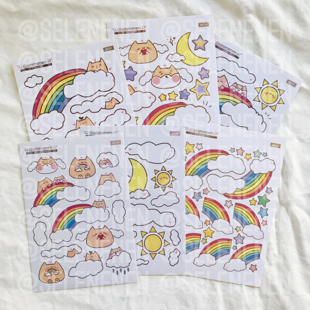 rainbow sticker bundle (6)