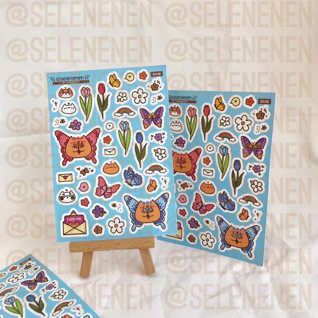 LIMITED EDITION - boop fairyland doodles sticker sheet