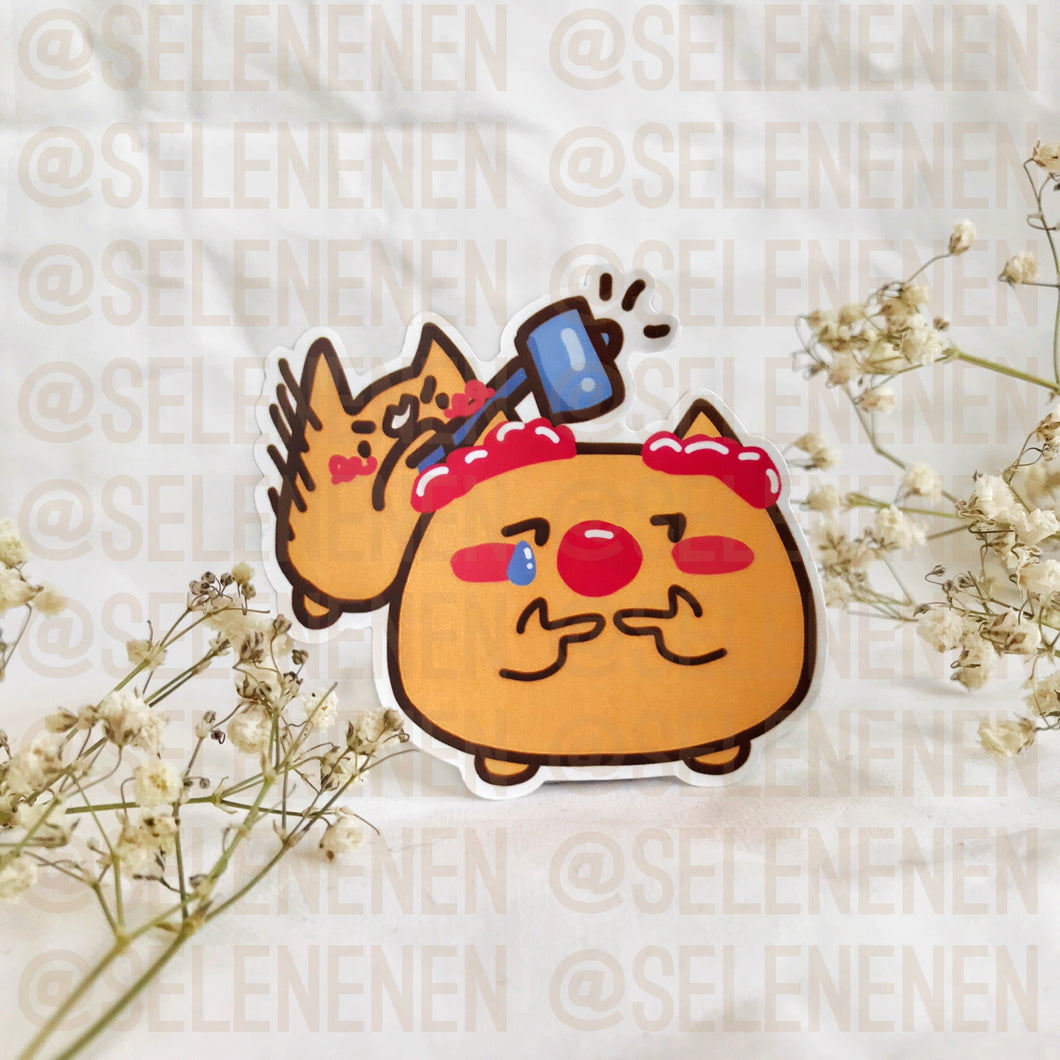 LIMITED EDITION - clown boop & pal sticker flake