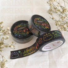 Load image into Gallery viewer, LIMITED EDITION rainbow gradient boop bop doodles washi tape
