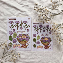 Load image into Gallery viewer, rose bouquet sticker bundle (6)

