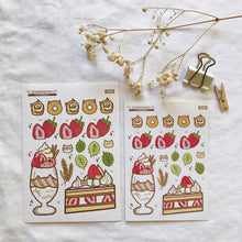 Load image into Gallery viewer, bredkery sweets sticker sheet
