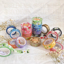 Load image into Gallery viewer, lovely flowers full washi bundle
